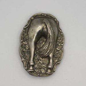 Vintage Horses' Butt Belt Buckle